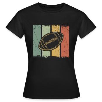 Football américain - T-shirt Femme - noir - Devant - AI Model Female 172 dark (172cm)
