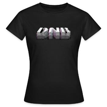 Dnb Drum'n'bass D'n'B Music - Frauen T-Shirt - Schwarz - Vorne - AI Model Female 172 dark (172cm)