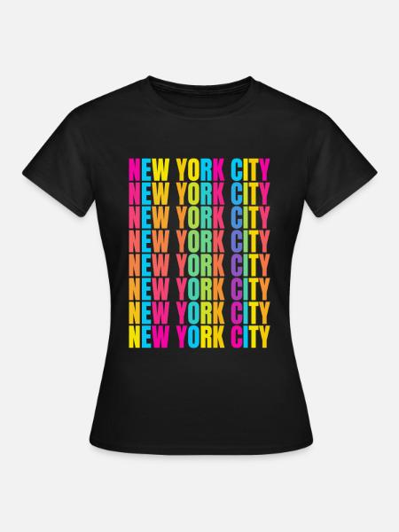 New York City - Frauen T-Shirt - Schwarz