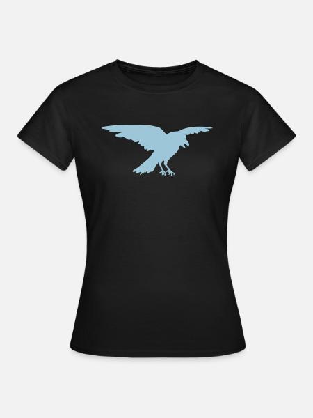Rabe-1 - Frauen T-Shirt - Schwarz