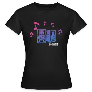 Disc jockey - Women's T-Shirt - black - Front - AI Model Female 172 dark (172cm)