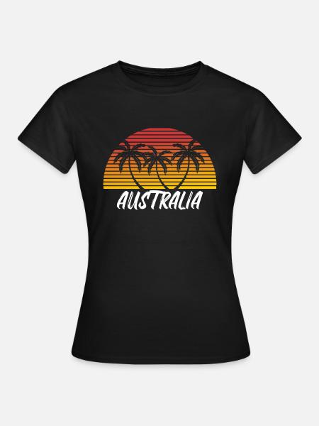 Australia - Frauen T-Shirt - Schwarz