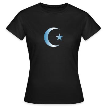 symbole turc - T-shirt Femme - noir - Devant - AI Model Female 172 dark (172cm)