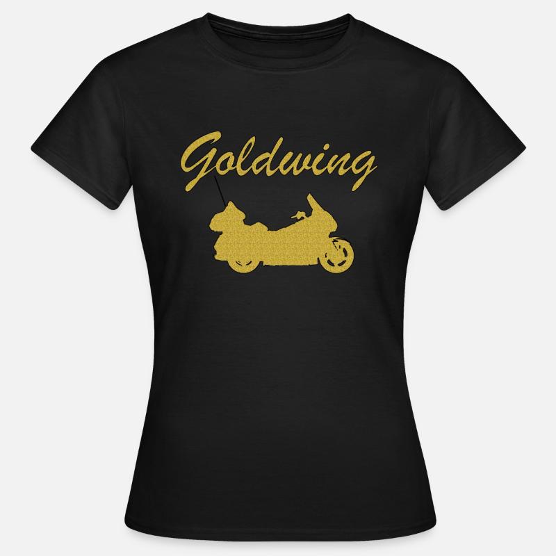 Goldwing Geschenk Geschenkidee - Frauen T-Shirt - Schwarz