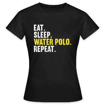 Wasserball Wasserball - Frauen T-Shirt - Schwarz - Vorne - AI Model Female 172 dark (172cm)