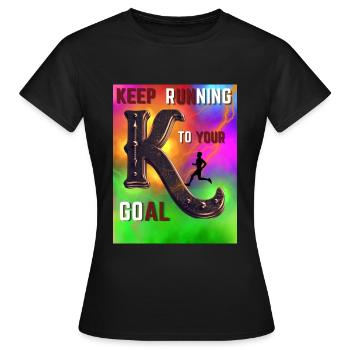 Conception des objectifs - T-shirt Femme - noir - Devant - AI Model Female 172 dark (172cm)