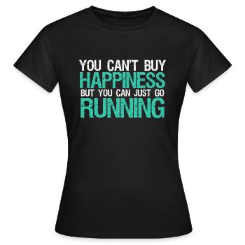 Jogging - T-shirt Femme - noir - Devant - AI Model Female 172 dark (172cm)