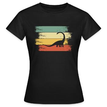 Dino - Women's T-Shirt - black - Front - AI Model Female 172 dark (172cm)