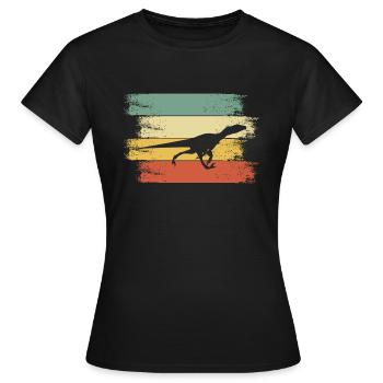 Dino - Women's T-Shirt - black - Front - AI Model Female 172 dark (172cm)