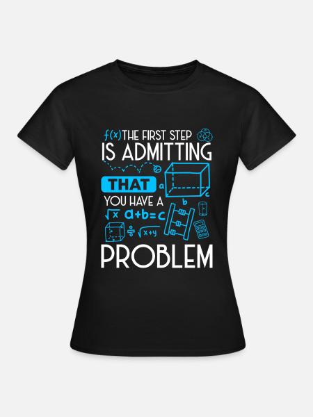 Problem Lustig Das geringere Übel - Frauen T-Shirt - Schwarz