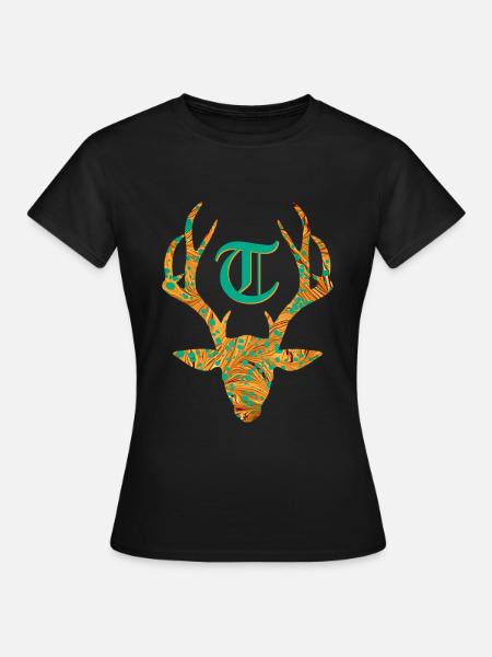hirsch e 95 t - Frauen T-Shirt - Schwarz