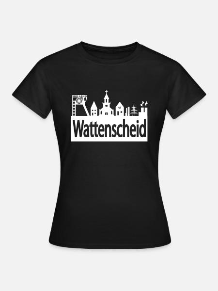 Skyline Wattenscheid - Frauen T-Shirt - Schwarz