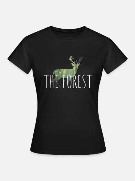 The Forest - Frauen T-Shirt - Schwarz