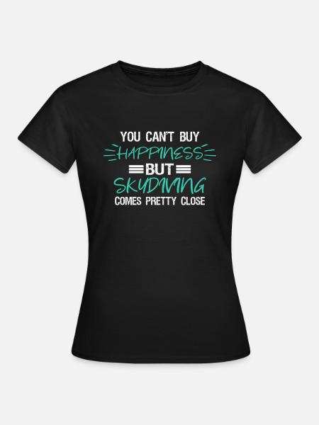 Skydive - Frauen T-Shirt - Schwarz