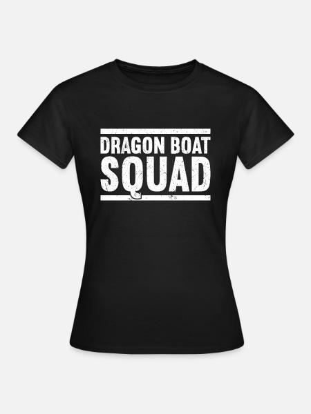 Drachenboot - Frauen T-Shirt - Schwarz