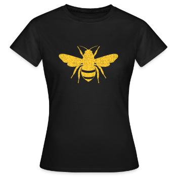 Abeille abeille insecte - T-shirt Femme - noir - Devant - AI Model Female 172 dark (172cm)