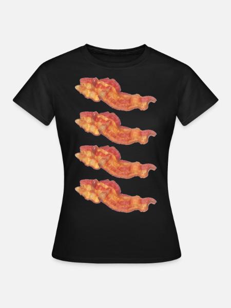 Bacon Bacon Bacon - Women's T-Shirt - black