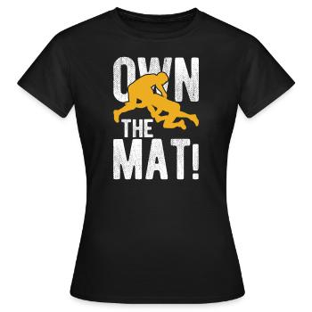 Grappling Martial Arts Wrestling - Frauen T-Shirt - Schwarz - Vorne - AI Model Female 172 dark (172cm)