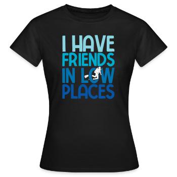 Apnoetaucher Freitaucher Taucher - Frauen T-Shirt - Schwarz - Vorne - AI Model Female 172 dark (172cm)