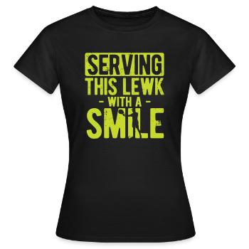 Tennisplatz Spruch Für Tennis - Frauen T-Shirt - Schwarz - Vorne - AI Model Female 172 dark (172cm)