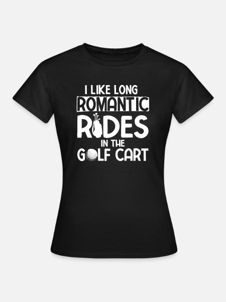 Golfplatz zum Golfen Golf - Frauen T-Shirt - Schwarz