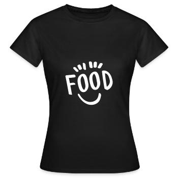 Essen - Frauen T-Shirt - Schwarz - Vorne - AI Model Female 172 dark (172cm)