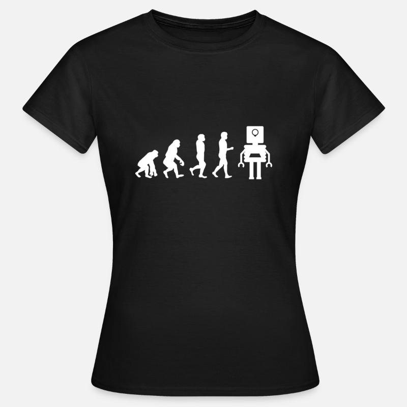 Robotique Robot Evolution - T-shirt Femme - noir