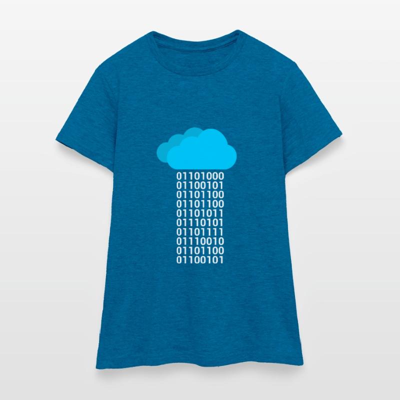 Informatik Big Data Cloud Computing Frauen T-Shirt