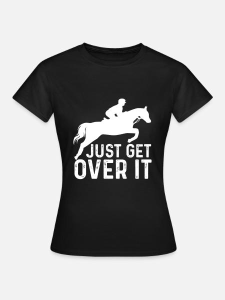 Pferde Hunter Jumper Pferd - Frauen T-Shirt - Schwarz