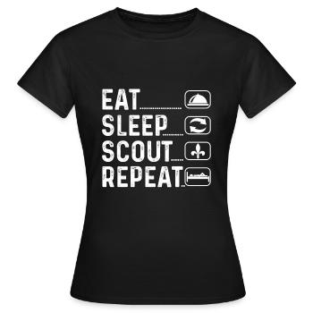 Scout Gift Scout - T-shirt Femme - noir - Devant - AI Model Female 172 dark (172cm)