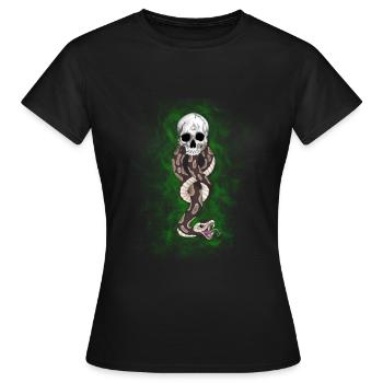 Marque sombre - T-shirt Femme - noir - Devant - AI Model Female 172 dark (172cm)