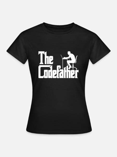Programmierer Code Entwickler Codefather Spruch - Frauen T-Shirt - Schwarz