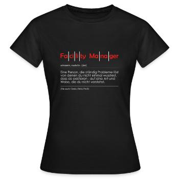 Caretaker saying caretaker gift meaning - Women's T-Shirt - black - Front - AI Model Female 172 dark (172cm)