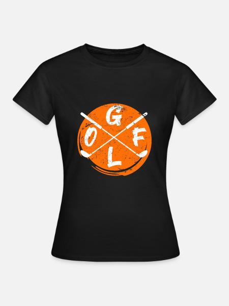 Golf club de golf cool Logo Club de golf - T-shirt Femme - noir