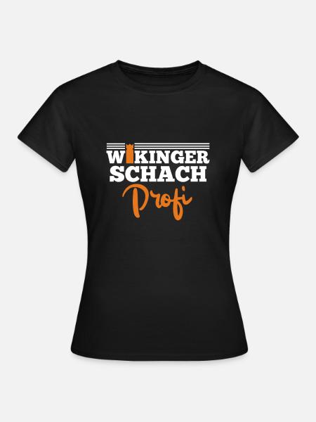 Wikinger Schach Profi Kubb Meister Wikingerschach - Frauen T-Shirt - Schwarz