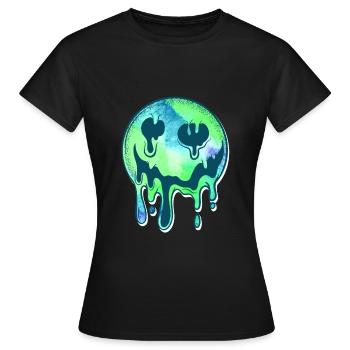 MDMA Extasy Pille Techno Party LSD Tripp célébration - T-shirt Femme - noir - Devant - AI Model Female 172 dark (172cm)