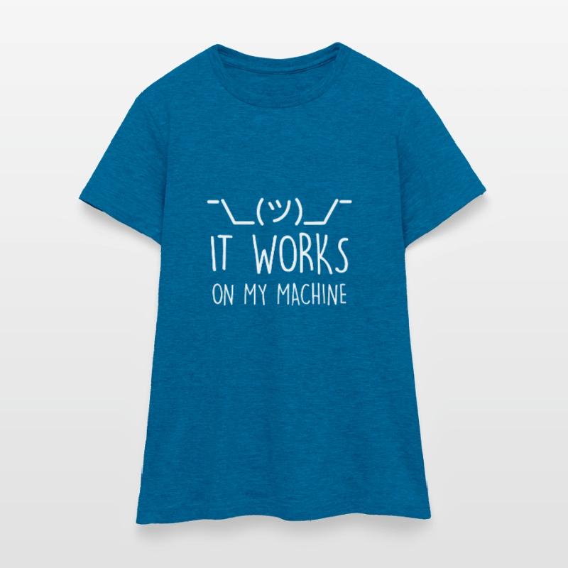 Débogage de blague de programmeur en cours d’exécution sur mon PC T-shirt Femme