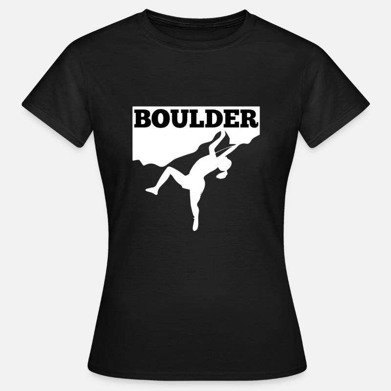 Boulder Climbing Climbing Climbing Hall - Women's T-Shirt - black