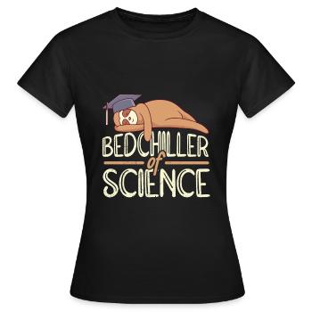 Bedchiller of Science Baccalauréat Baccalauréat - T-shirt Femme - noir - Devant - AI Model Female 172 dark (172cm)