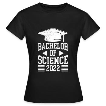 Baccalauréat ès sciences Baccalauréat baccalauréat - T-shirt Femme - noir - Devant - AI Model Female 172 dark (172cm)