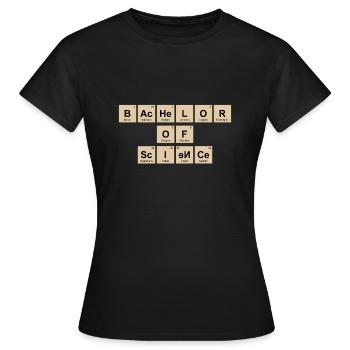 Baccalauréat Baccalauréat ès sciences Baccalauréat - T-shirt Femme - noir - Devant - AI Model Female 172 dark (172cm)
