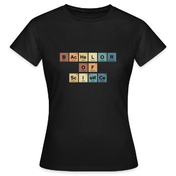 Baccalauréat ès sciences Baccalauréat 2022 - T-shirt Femme - noir - Devant - AI Model Female 172 dark (172cm)