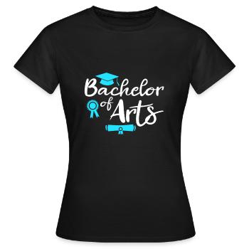 Baccalauréat ès arts Baccalauréat ès arts - T-shirt Femme - noir - Devant - AI Model Female 172 dark (172cm)