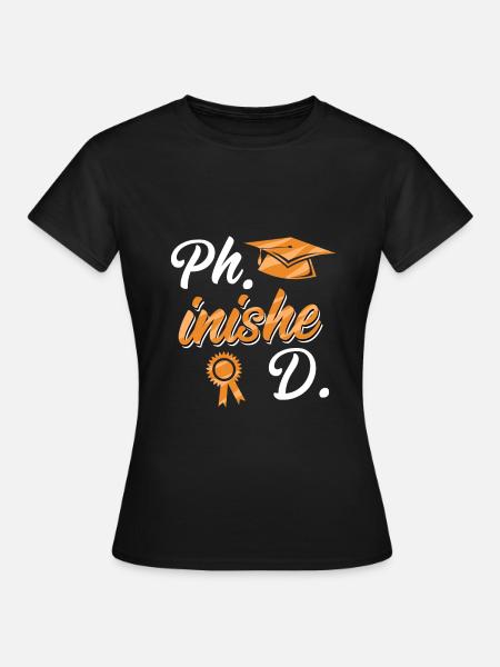 Doctorado Doctorado Tesis Doctoral - Camiseta mujer - negro