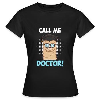 Doctorat 2022 Thèse de doctorat Disputation - T-shirt Femme - noir - Devant - AI Model Female 172 dark (172cm)