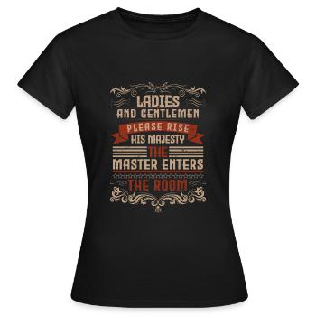 Master Abschluss Master 2022 Master - Frauen T-Shirt - Schwarz - Vorne - AI Model Female 172 dark (172cm)
