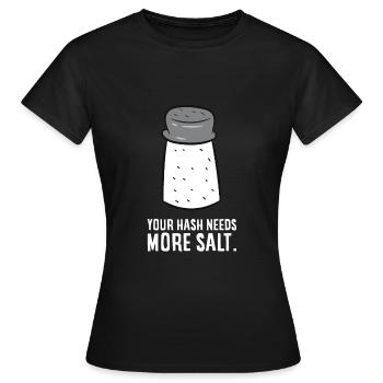 Drôle de professeur de cybersécurité en sécurité informatique - T-shirt Femme - noir - Devant - AI Model Female 172 dark (172cm)