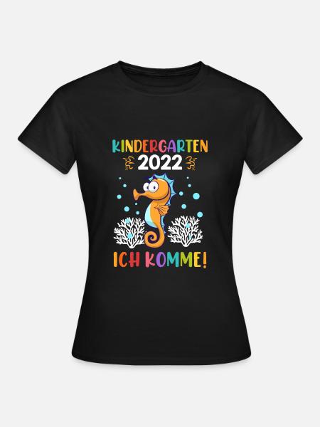 Kindergarten 2022 Kindergartenkind - Frauen T-Shirt - Schwarz