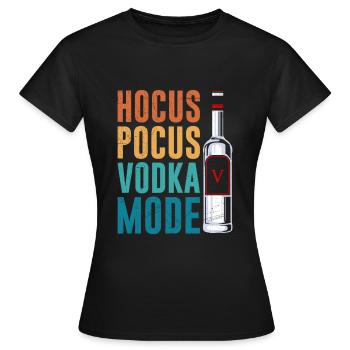Hokus Pokus Vodka Mode Vodka Drinker - Women's T-Shirt - black - Front - AI Model Female 172 dark (172cm)