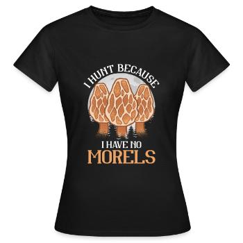 Pilzsammler - Frauen T-Shirt - Schwarz - Vorne - AI Model Female 172 dark (172cm)